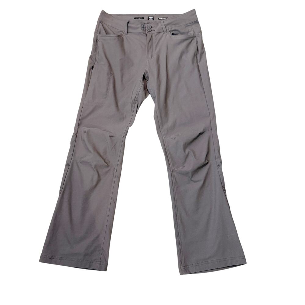 prAna Pants Hiking Standard Fit Convertible Roll Snap Up Gorpcore Hike Size 12